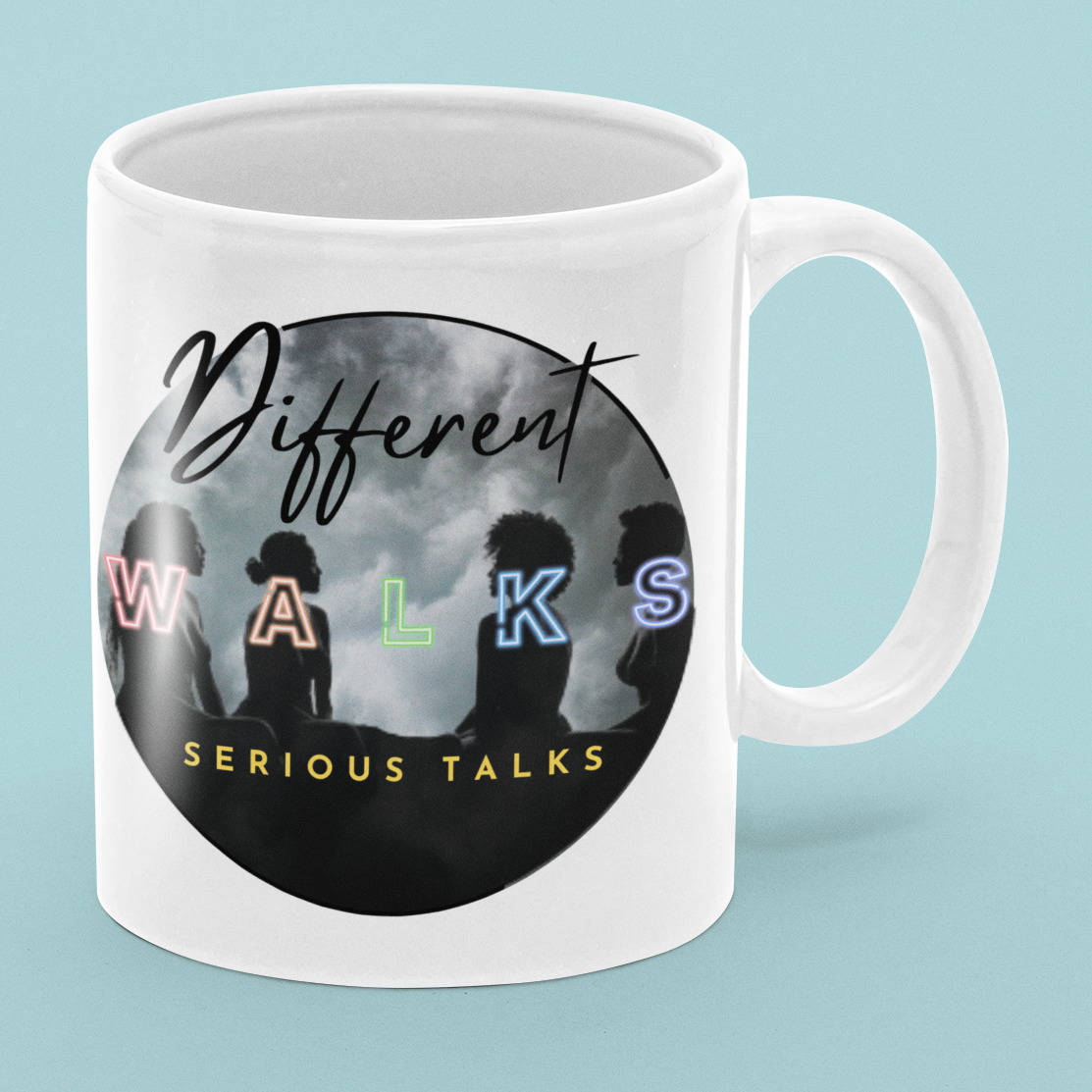 Different Walks Serious Talks (DWST Podcast) Mug