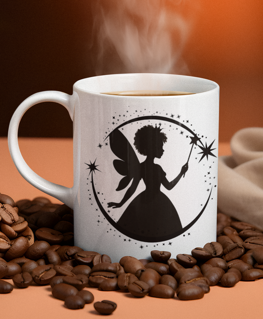 Black Fairy Magic Mug