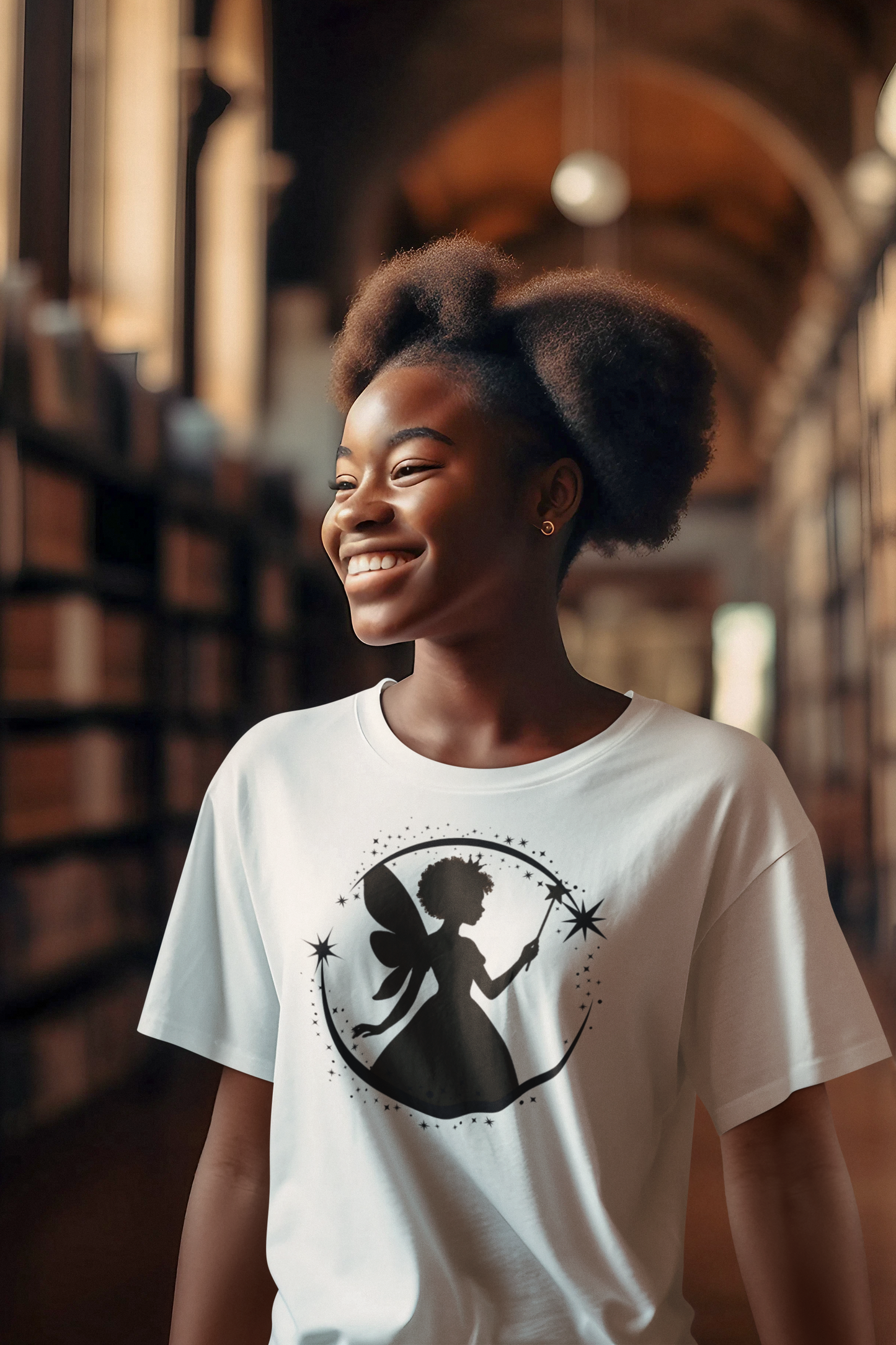 Magical Black Fairy Graphic Tee