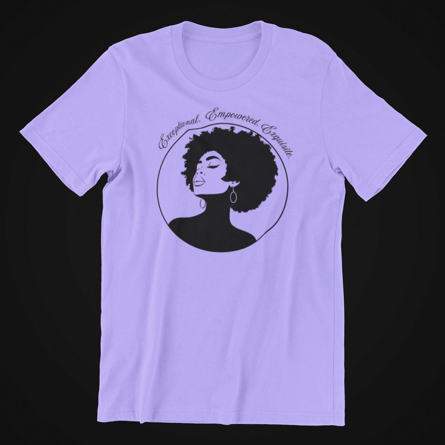 Exceptional Empowered Exquisite Black Girl Magic Tee