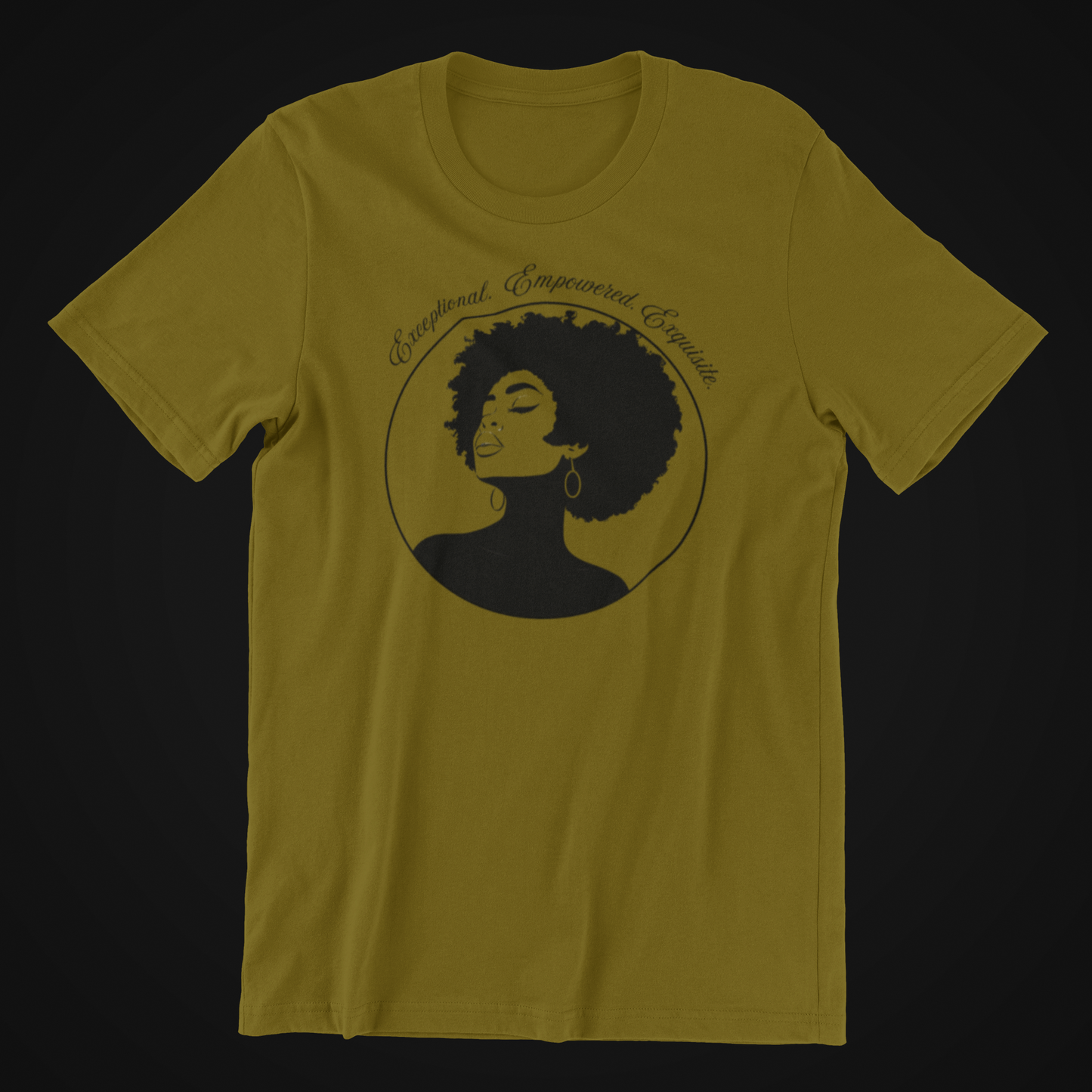 Exceptional Empowered Exquisite Black Girl Magic Tee