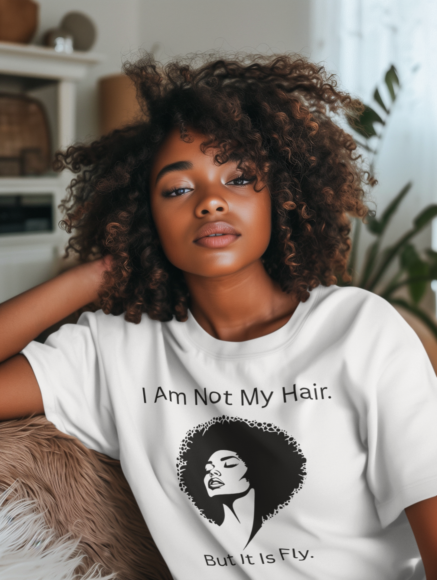 I Am Not My Hair But It Is Fly Graphic Tee